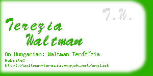 terezia waltman business card